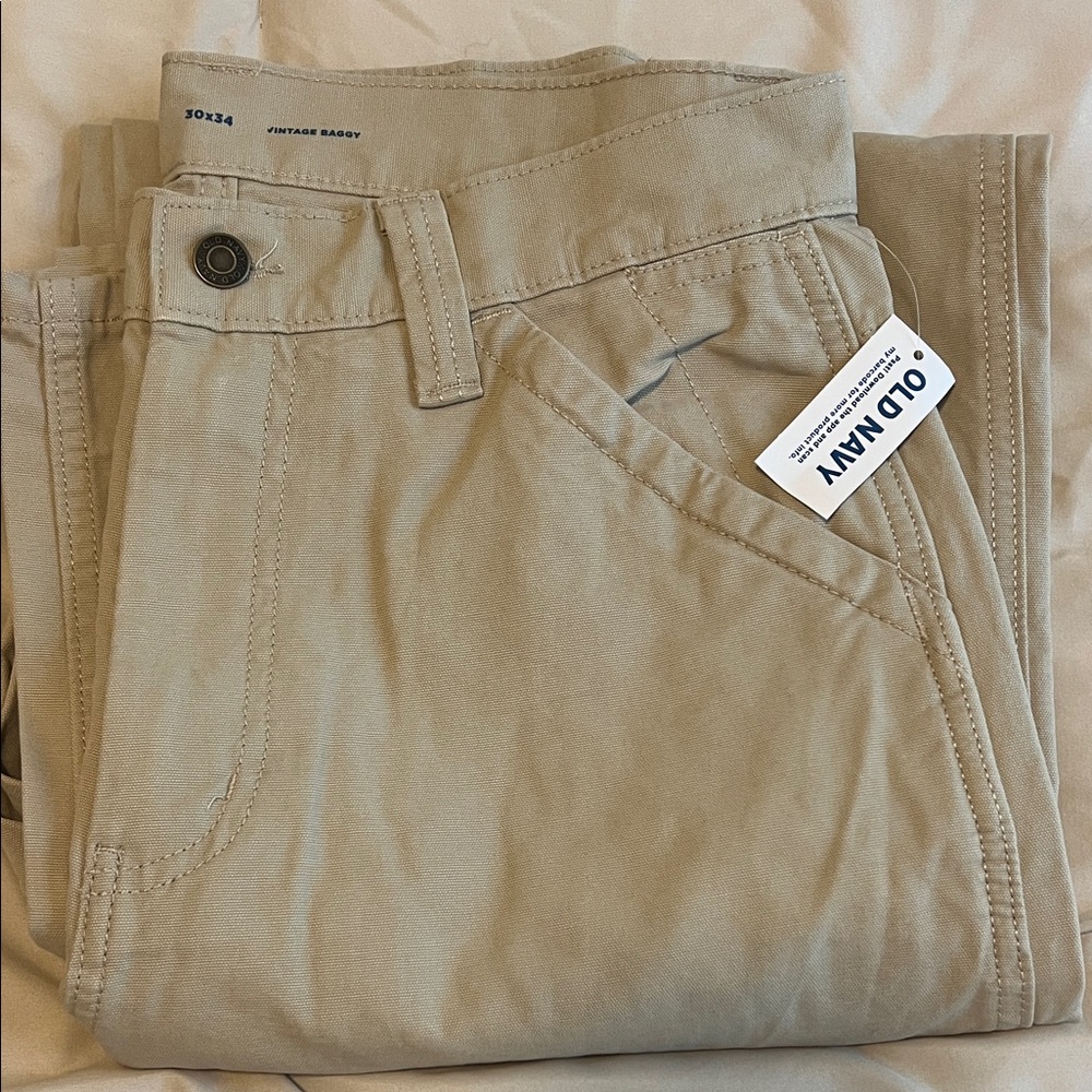 Old Navy Men's Khaki Chinos